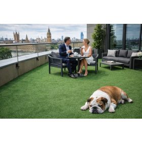 Genevre terasz kültéri műfű szőnyeg UV álló 4 m széles