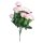 Bissau mű rózsa csokor 12 szálas művirág rózsaszín