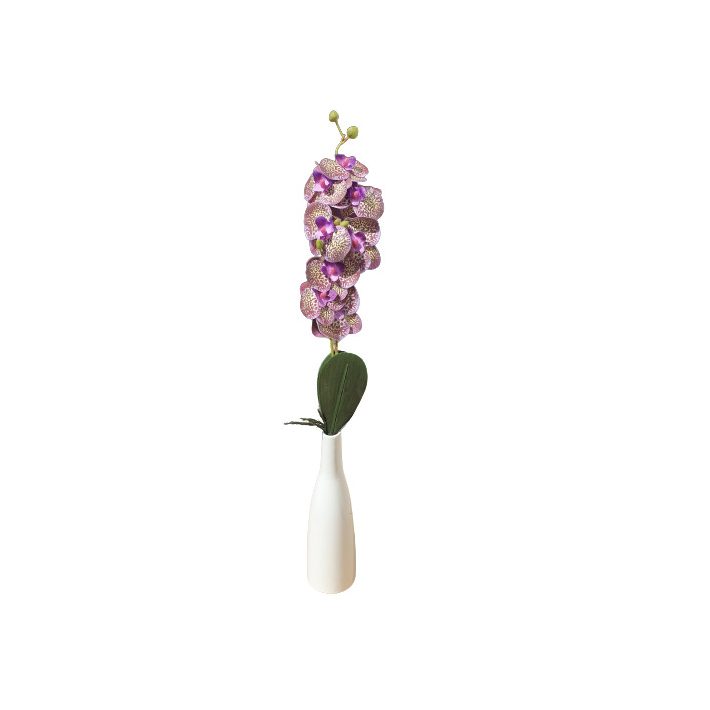 Bluebell orchidea művirág élethű lila tarka