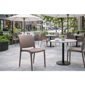 Moderno kerti szék bézs- szürke