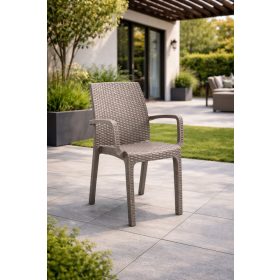 Soffa kerti szék bézs-szürke