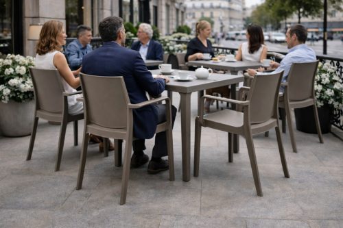 Comfort kerti szék bézs