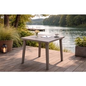 Descanso kerti asztal szürke-bézs