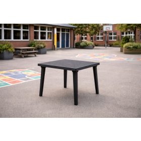 Set kerti asztal szürke