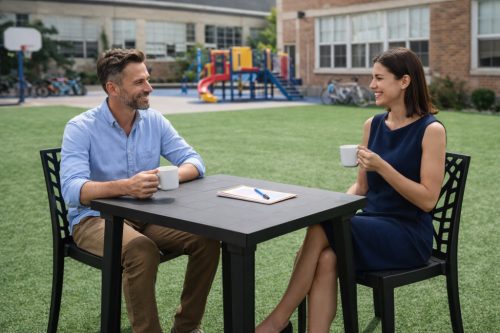 Set kerti asztal szürke