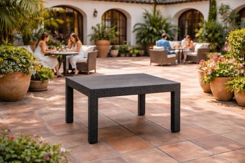 Hengmatta kerti asztal barna