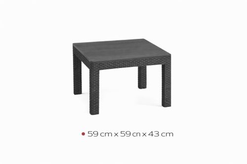 Hengmatta kerti asztal barna