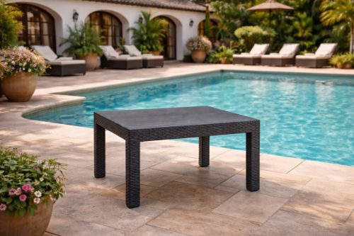 Hengmatta kerti asztal barna