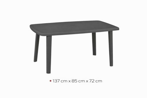 Classica kerti asztal szürke