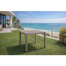 Förlangbar kert asztal bézs-szürke