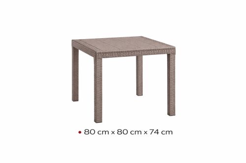 Förlangbar kert asztal bézs-szürke