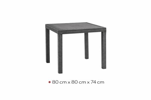 Balcone kerti asztal szürke