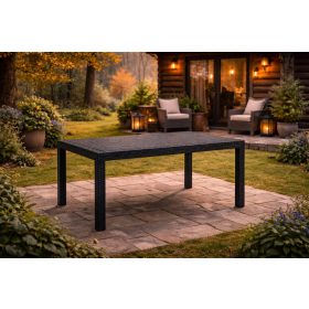 Leggero kert asztal matt szürke