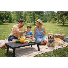 Hamaca kerti asztal szürke