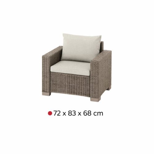 Mesa 2 személyes kerti fotel szett krém