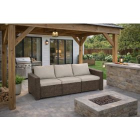 Amaca 3 személyes kerti kanapé krém