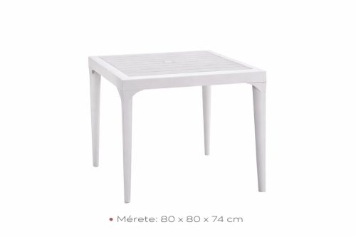 Relax famintás asztal fehér