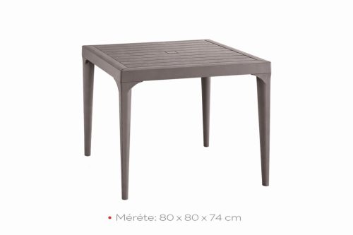 Patio famintás kerti asztal bézs-szürke