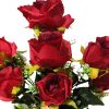 Pretoria művirág vörös rózsa csokor 10 szálas