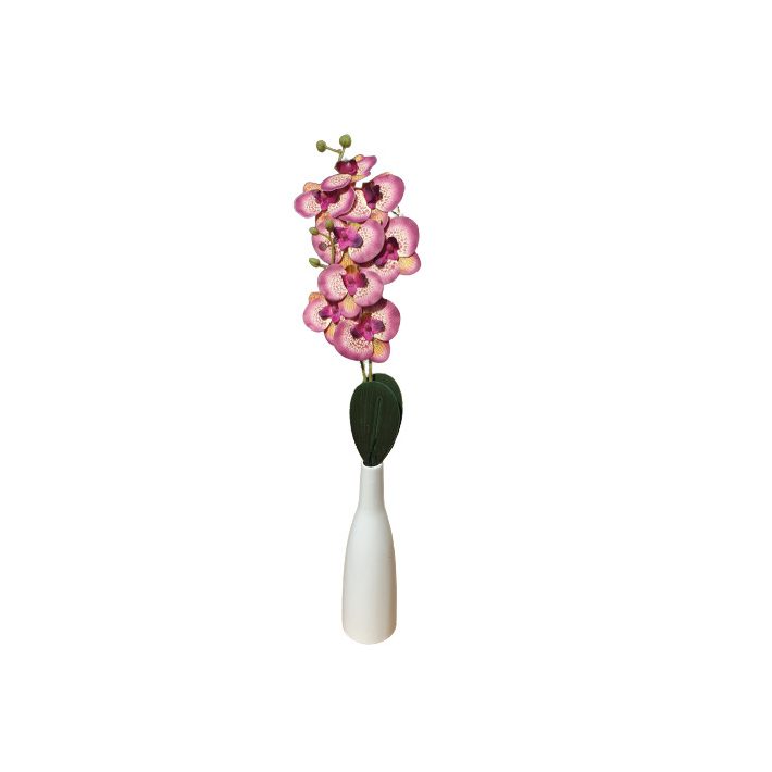 Water élethű mű orchidea vázába